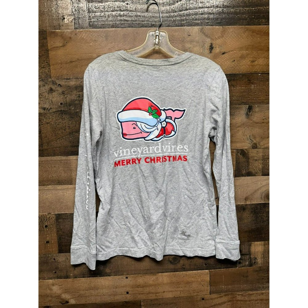 Vineyard Vines‎ Men's Long Sleeve Christmas T-Shirt Size Small - Picture 5 of 6